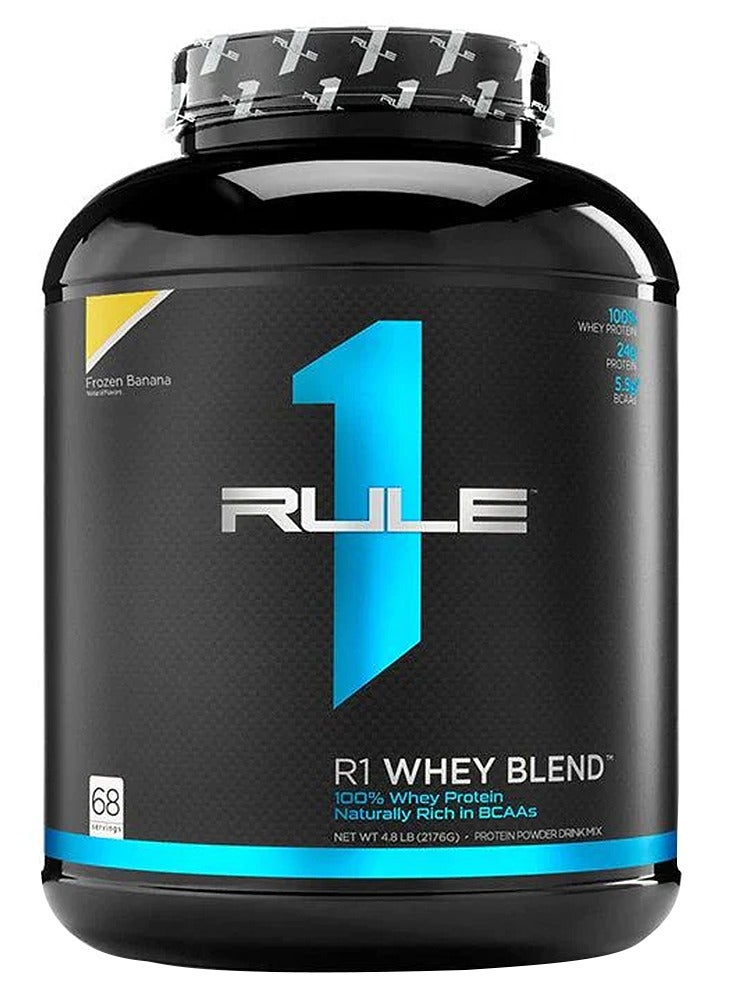 R1 Whey Blend Protein Powder, Frozen Banana Flavor, 4.8 lb | 24 g Whey Protein Blend per Serving